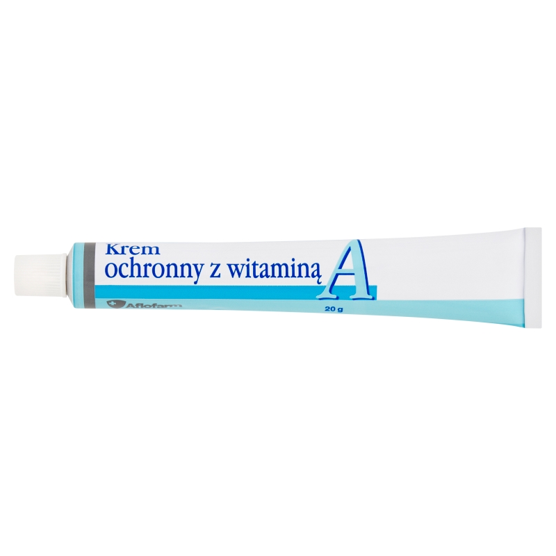 Krem ochronny z witaminą A , witaminowy na na oparzenia, odmrożenia, 20 g