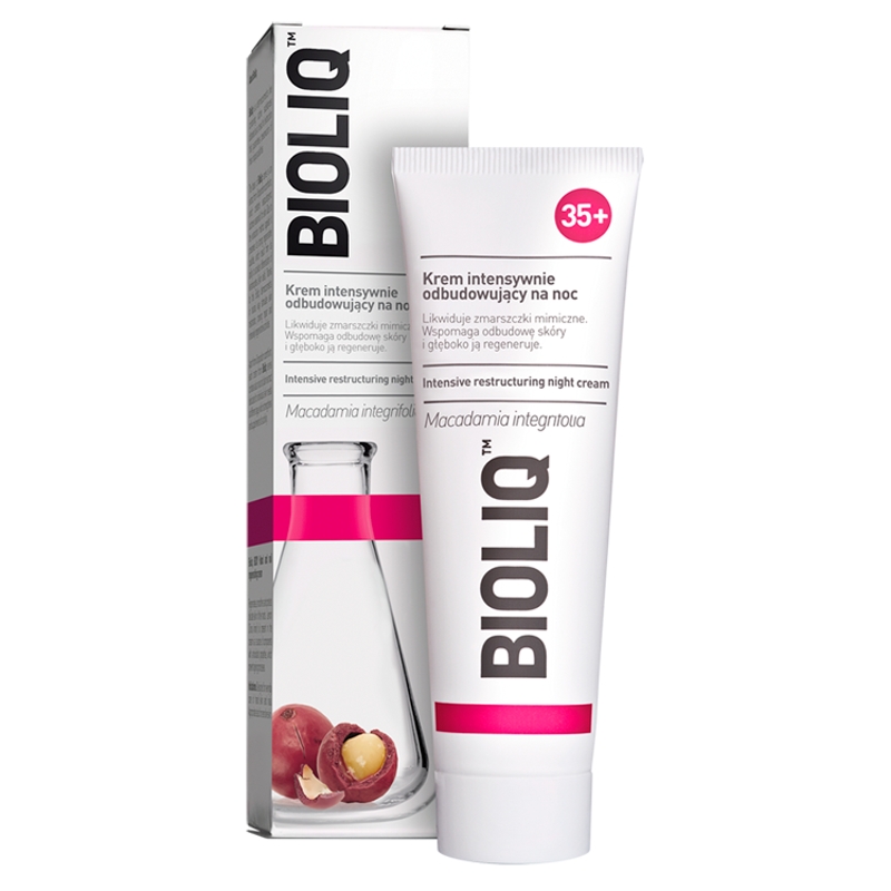 Bioliq 35+, krem intensywnie odbudowujący na noc, 50 ml