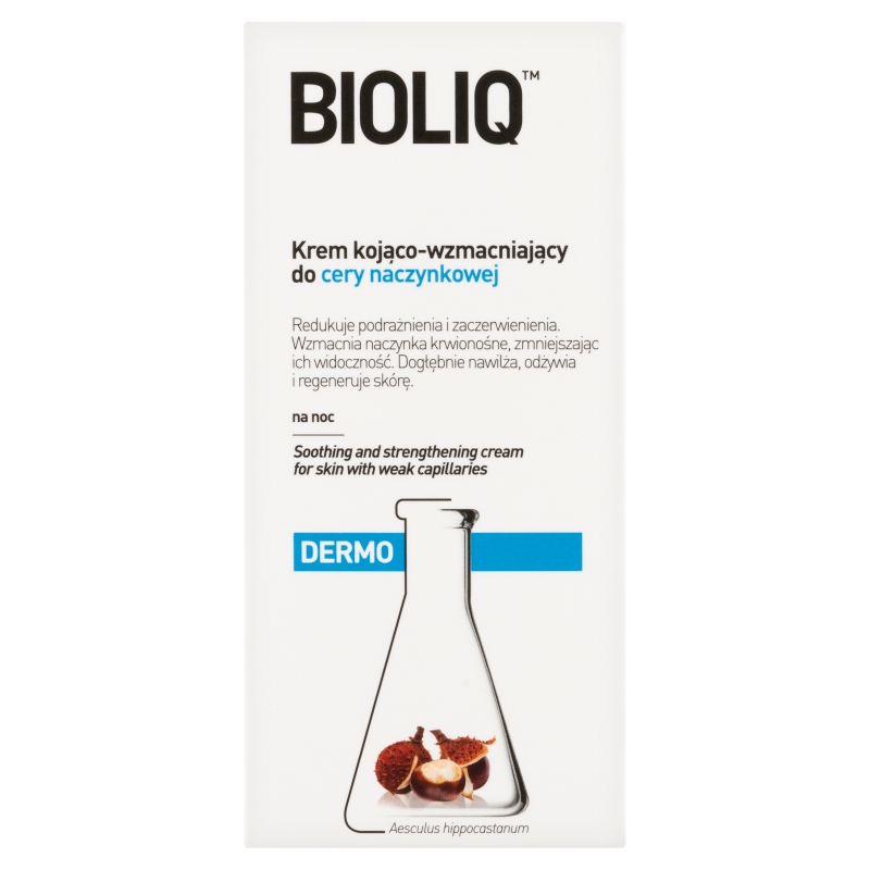 Bioliq Dermo krem kojąco wzmacniający do cery naczynkowej, 50 ml