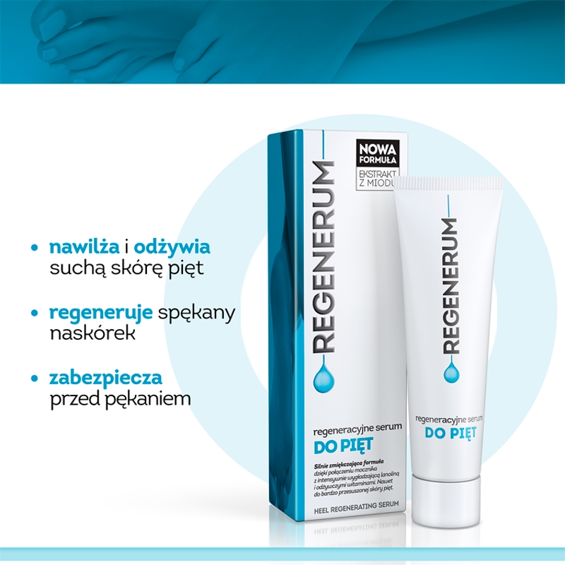 Regenerum serum regeneracyjne do pięt , do suchej i popękanej skóry, tuba 30 g
