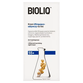 Bioliq 55+, krem liftingująco odżywczy na noc, 50 ml