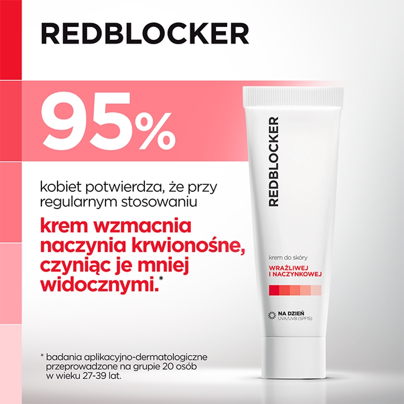 RedBlocker, krem na dzień dla skóry naczynkowej, 50 ml