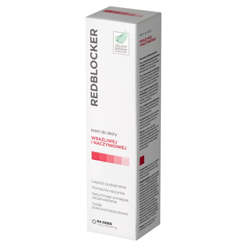 RedBlocker, krem na dzień dla skóry naczynkowej, 50 ml
