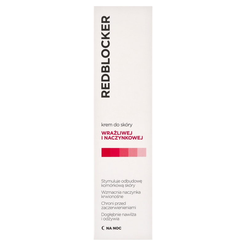 RedBlocker krem na noc do skóry wrażliwej i naczynkowej, 50 ml