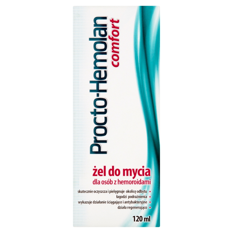 Procto-Hemolan Comfort , żel do mycia dedykowany osobom z hemoroidami, 120 ml