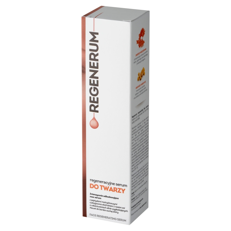 Regenerum regeneracyjne serum do twarzy, nawet do bardzo suchej i wrażliwej skóry twarzy, 50 ml