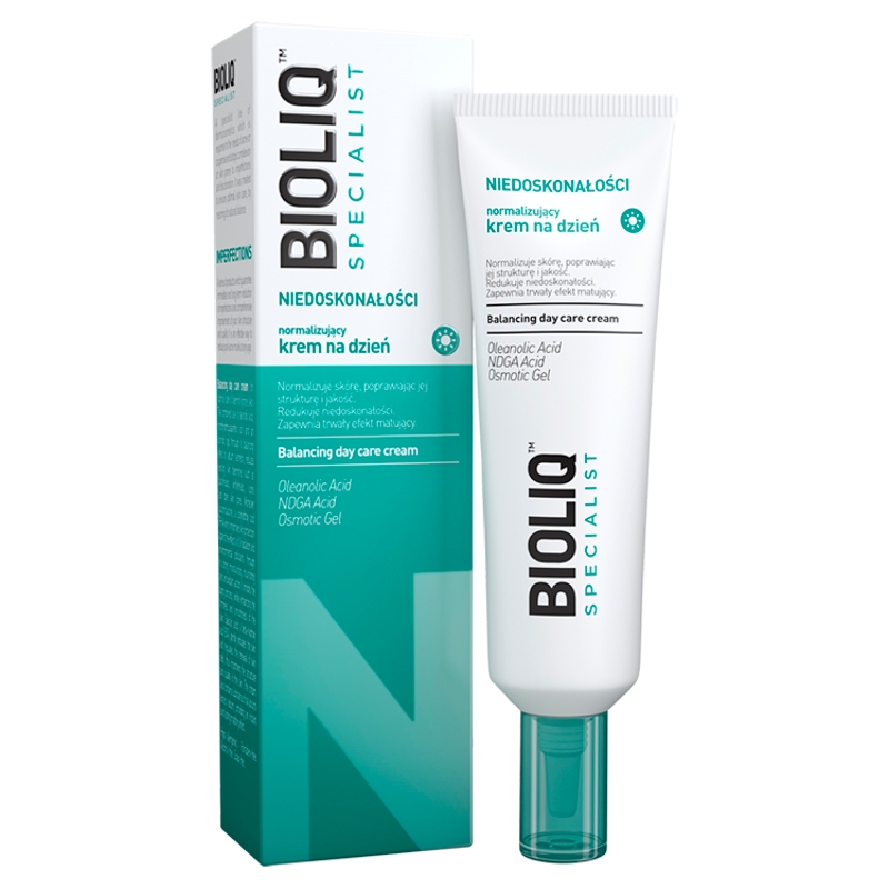 Bioliq Specialist, krem normalizujący na dzień do cery tłustej mieszanej, 30 ml