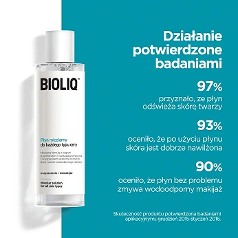 Bioliq Clean, płyn micelarny do oczyszczania twarzy, 200 ml