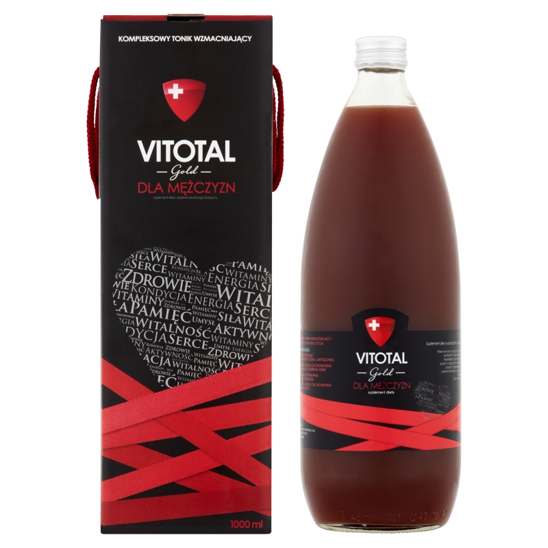 Vitotal Gold dla mężczyzn, płyn z zestawem witamin i minerałów, 1000 ml