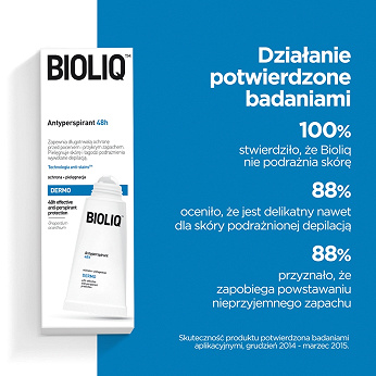 Bioliq Dermo, antyperspirant 48 h, 50 ml