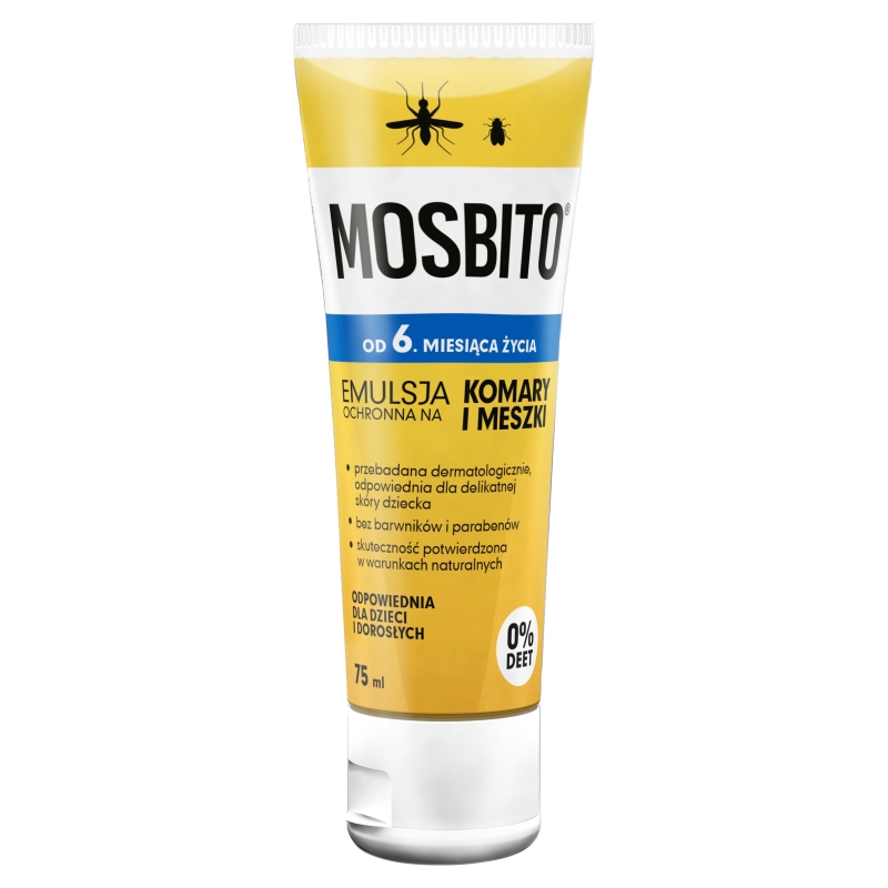 MOSBITO , emulsja ochronna na komary i meszki, 75 ml