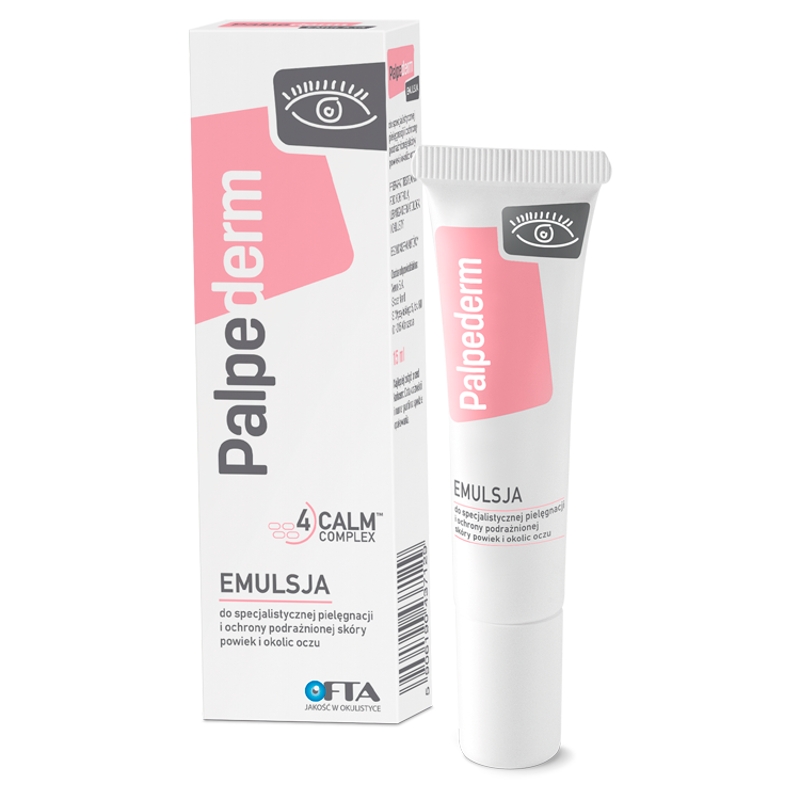 PALPEDERM emulsja do pielęgnacji i ochrony podrażnionej skóry powiek,  15 ml