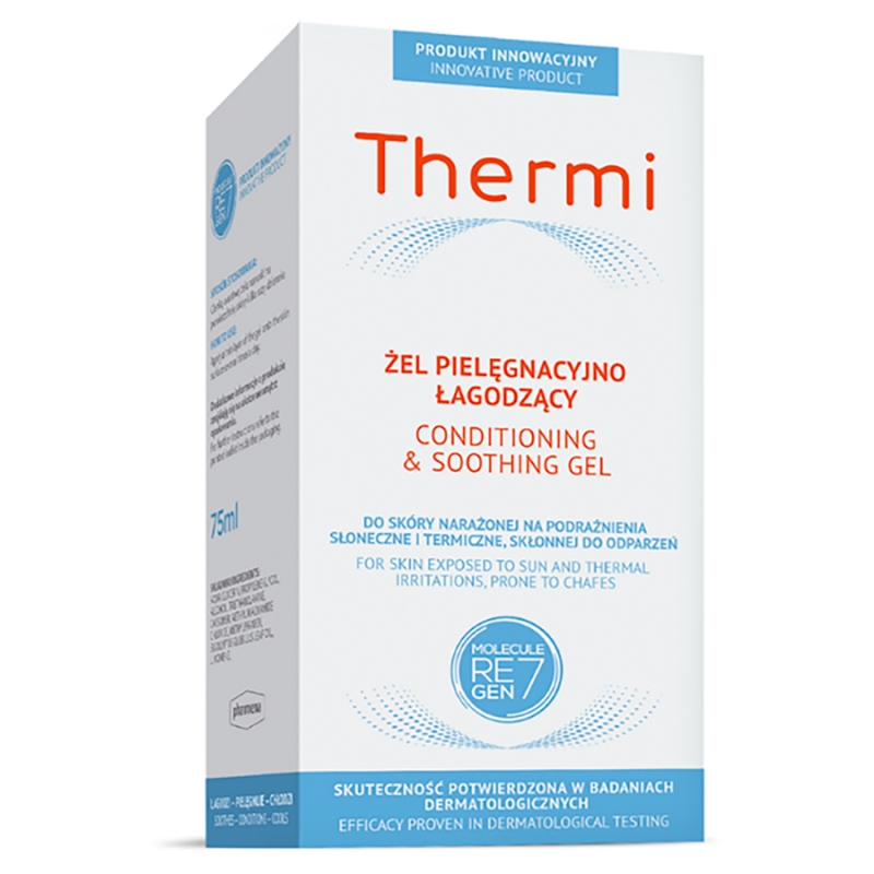 Thermi Żel , pielęgnująco-łagodzący na podrażnienia termiczne, 75 ml