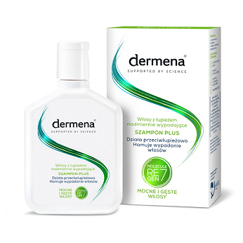 Dermena Plus, szampon przeciwłupieżowy, 200 ml