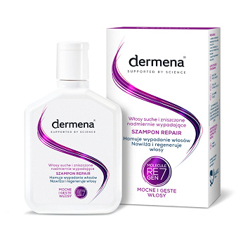 Dermena Repair, szampon do włosów suchych, 200 ml