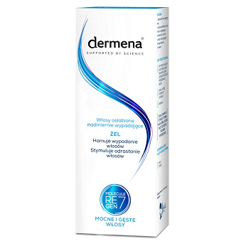 Dermena, żel hamujący wypadanie włosów, 150 ml