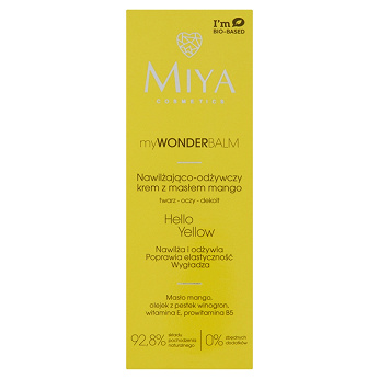 Miya Hello Yellow Krem, nawilżająco - odżywczy z masłem mango, 75 ml