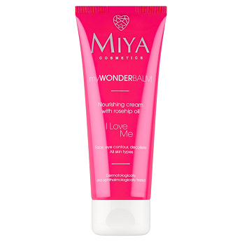 Miya I Love Me, krem odżywczy z olejkiem z róży, 75 ml