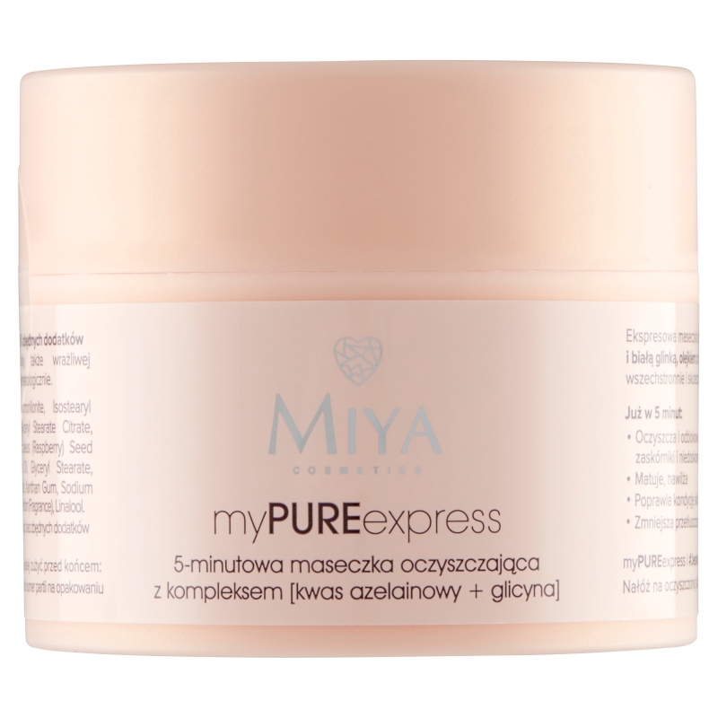 Miya myPUREexpress, maseczka 5-minutowa oczyszczająca, 50 g