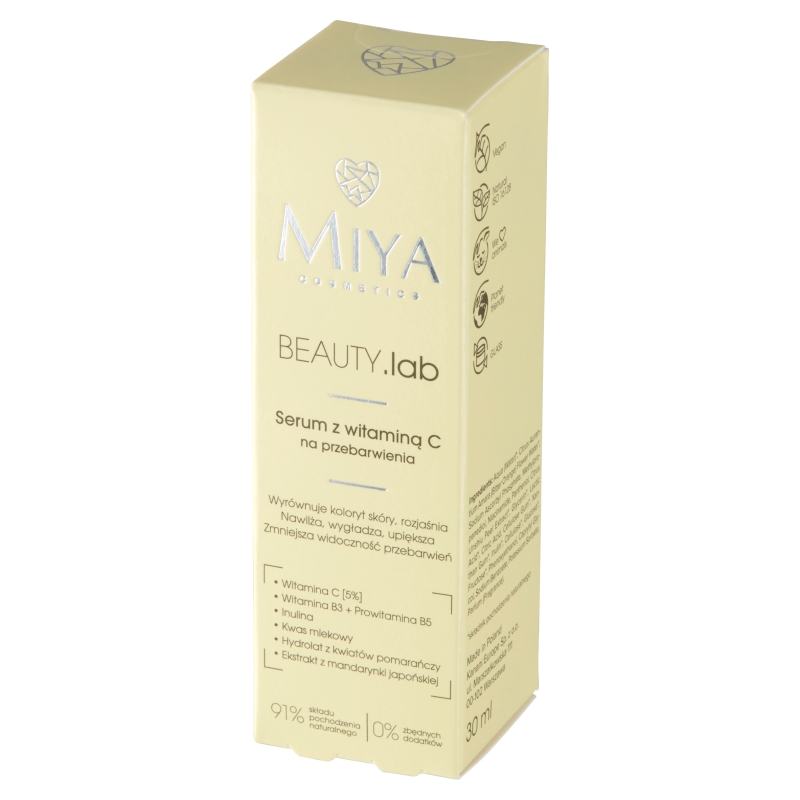 Miya BEAUTY.lab,  serum z wit. C na przebarwienia, 30 ml