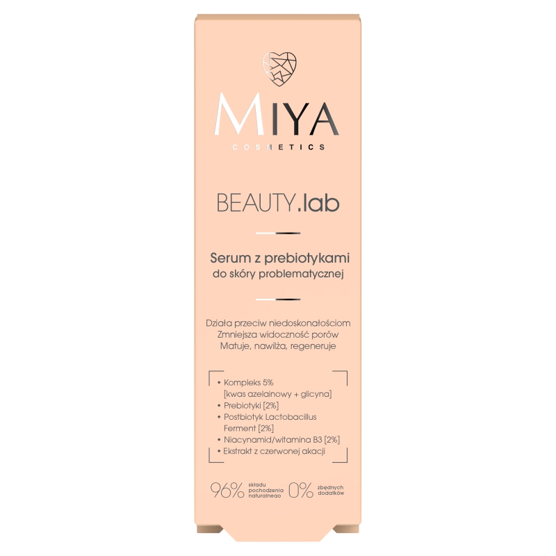 KANANI EUROPE Miya BEAUTY.lab, serum z mit Präbiotika für die Haut problematisch, 30 ml — Inhaltsstoffe und Bewertung