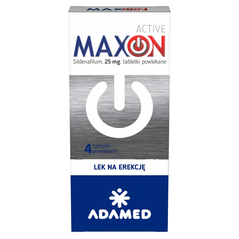 Maxon Active, tabletki na erekcję, 4 szt.
