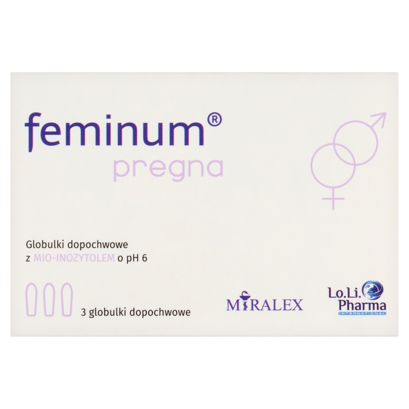 Feminum Pregna  globulki dopochwowe, 3 szt.