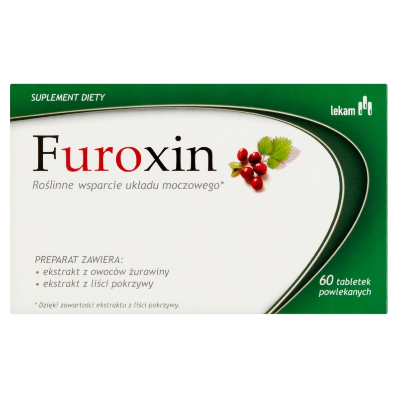 Furoxin tabletki ze składnikami wspomagającymi układ moczowy, 60 szt.