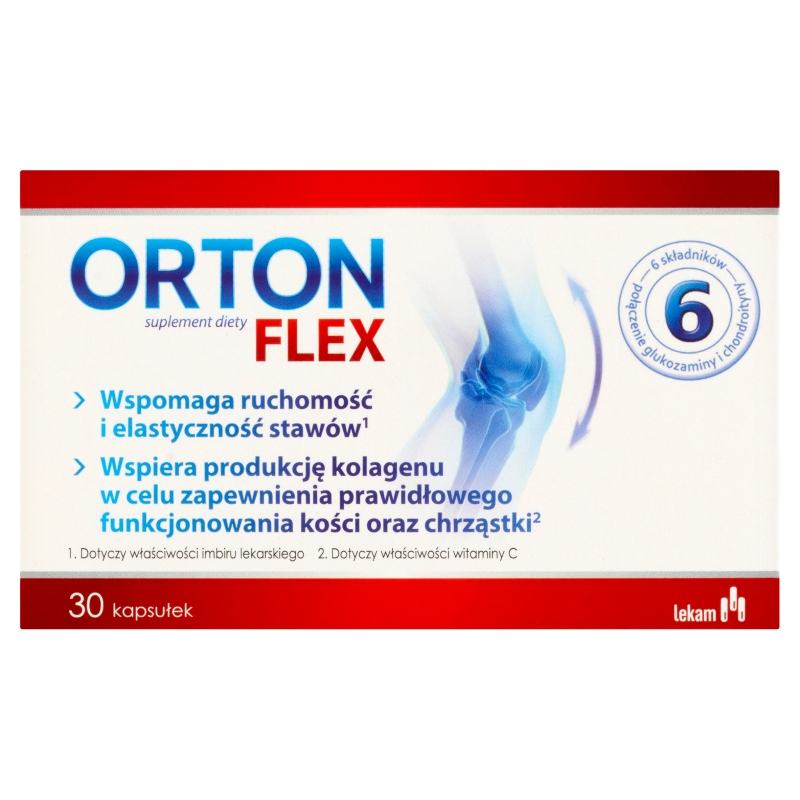Orton Flex kapsułki ze składnikami wspomagającymi sprawność stawów, 30 szt.
