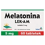 Melatonina LEK-AM 5 mg, tabletki z melatoniną wspomagające w zasypianiu, 60 szt.