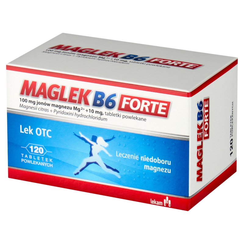 Maglek B6 Forte, 120 tabletek powlekanych