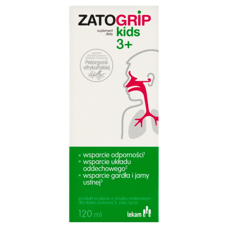 Zatogrip Kids 3+ płyn, 120 ml