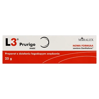 L3 Prurigo, maść łagodząca swędzenie skóry, tuba 25 g + aplikator