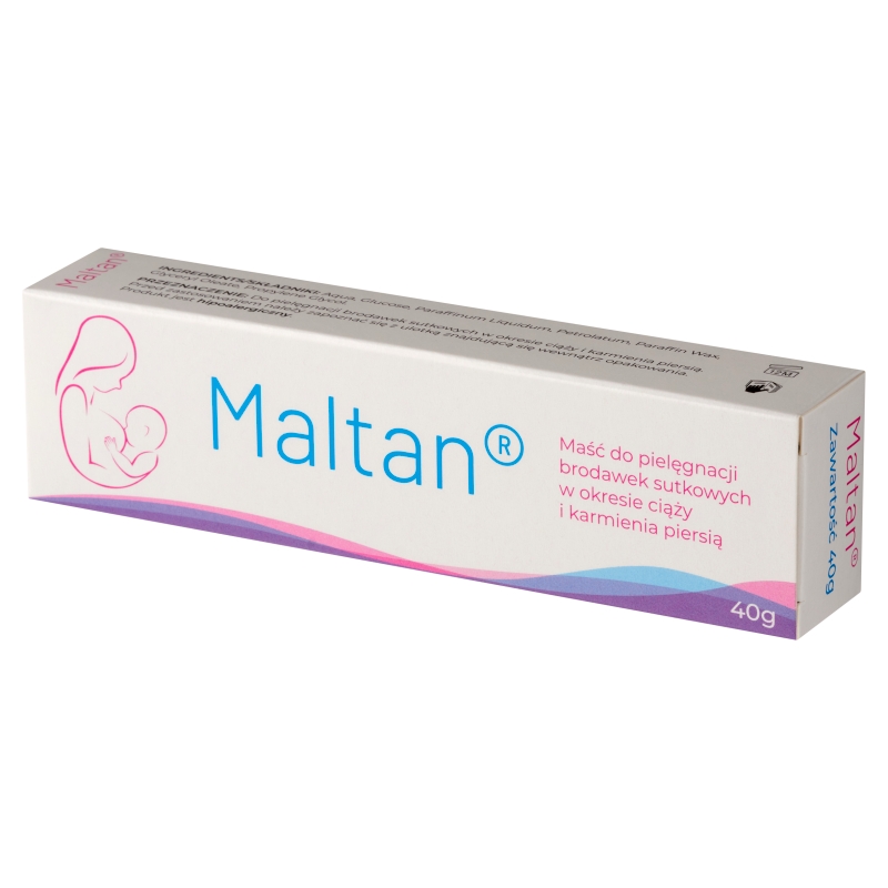 Maltan , maść do pielęgnacji brodawek sutkowych w okresie ciąży, 40 ml