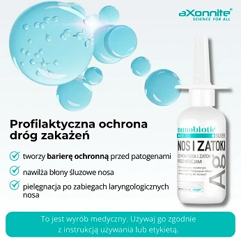Nanobiotic MED Silver NOS i ZATOKI, płyn, 30 ml