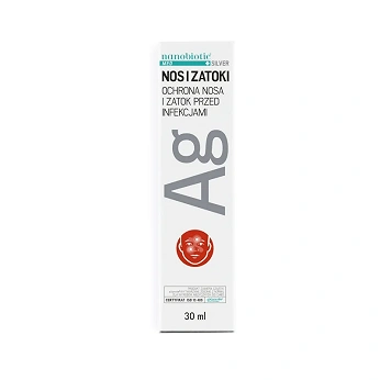 Nanobiotic MED Silver NOS i ZATOKI, płyn, 30 ml