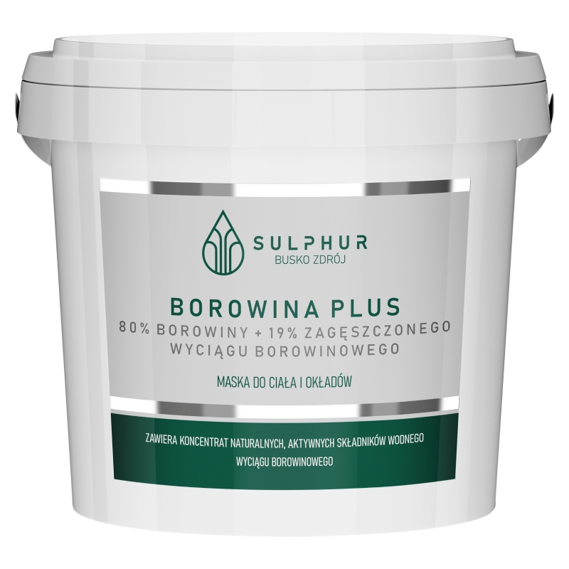 Sulphur Borowina Plus maska do ciała i okładów  1kg