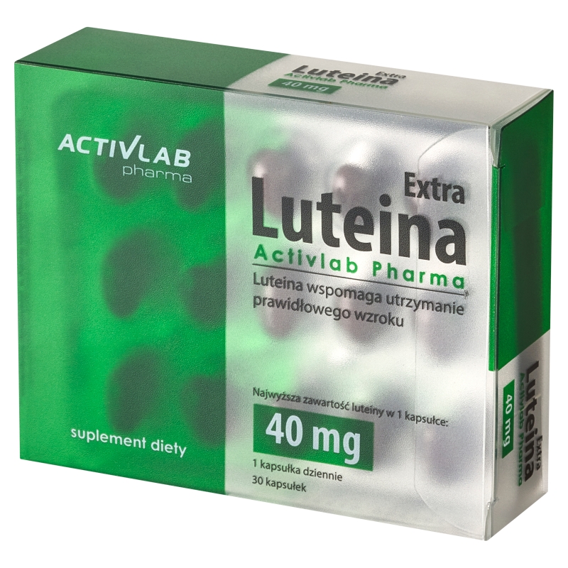 Luteina Extra, kapsułki ze składnikami wspierającymi prawidłowy wzrok, 30 szt.