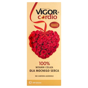 Vigor Cardio, płyn ze składnikami wspierającymi pracę serce, 1000 ml
