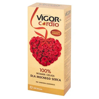 Vigor Cardio, płyn ze składnikami wspierającymi pracę serce, 1000 ml