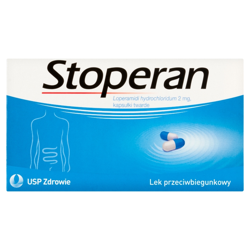 Stoperan kapsułki na biegunkę, 18 szt.