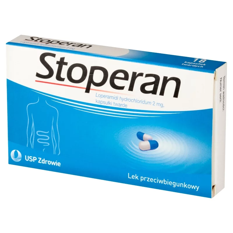 Stoperan, kapsułki na biegunkę, 18 szt.