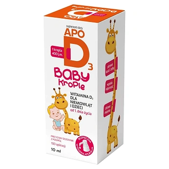 ApoD3 Baby 400 j.m, krople, 10 ml