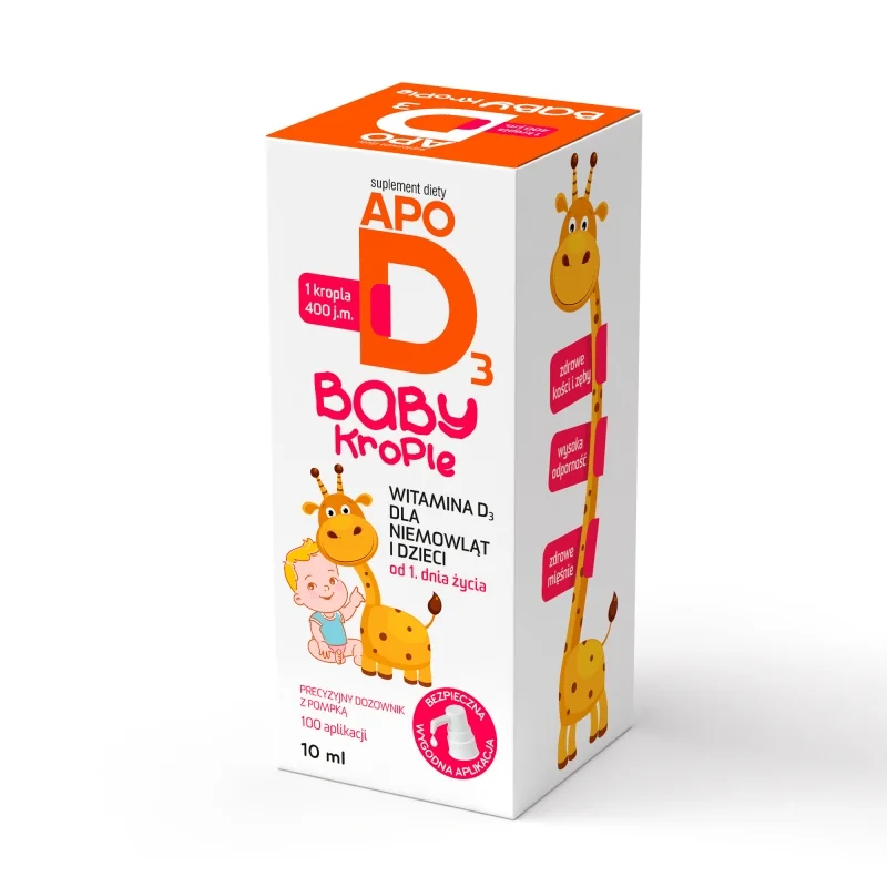 ApoD3 Baby 400 j.m krople, 10 ml