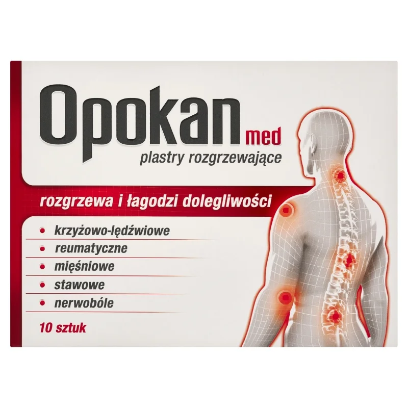 Opokan Med plastry rozgrzewające, 10 szt.