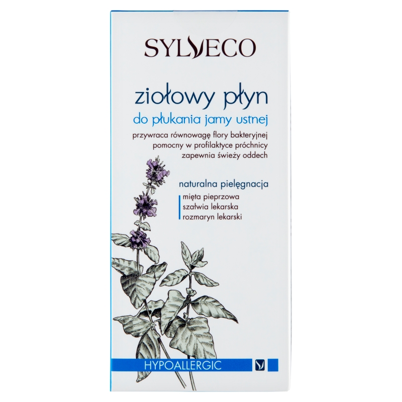 SYLVECO, ziołowy płyn do płukania jamy ustnej, 500 ml
