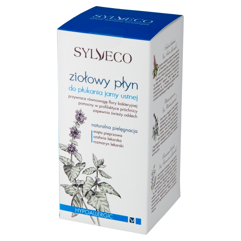 SYLVECO, ziołowy płyn do płukania jamy ustnej, 500 ml