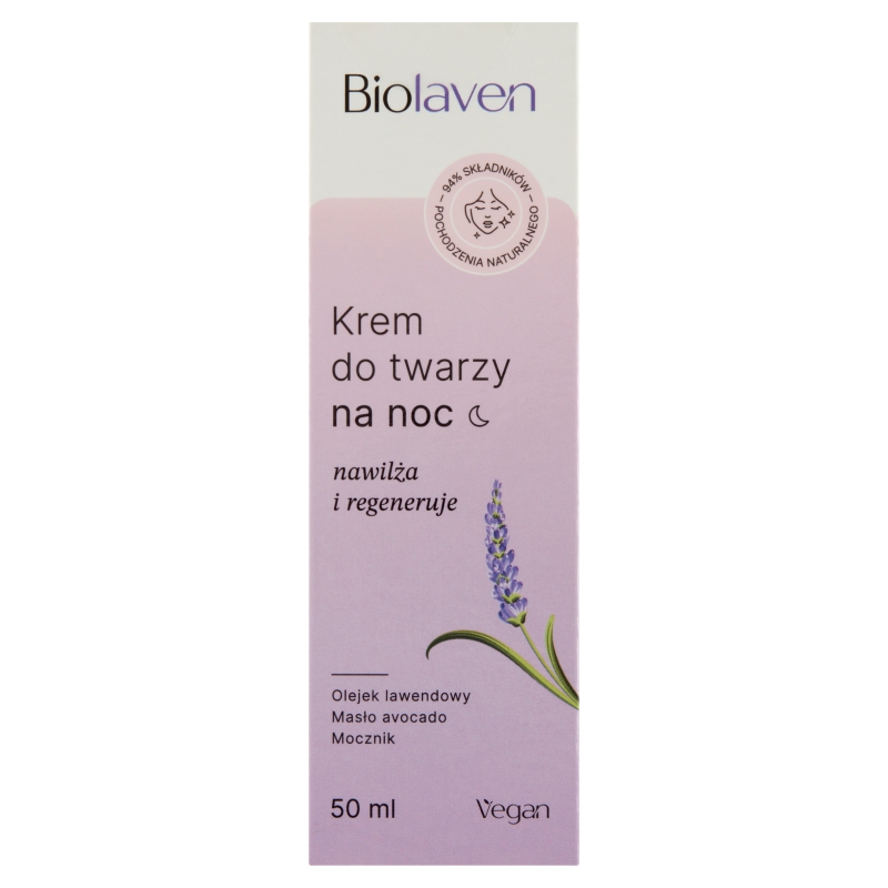 Biolaven , krem do twarzy na noc, 50 ml