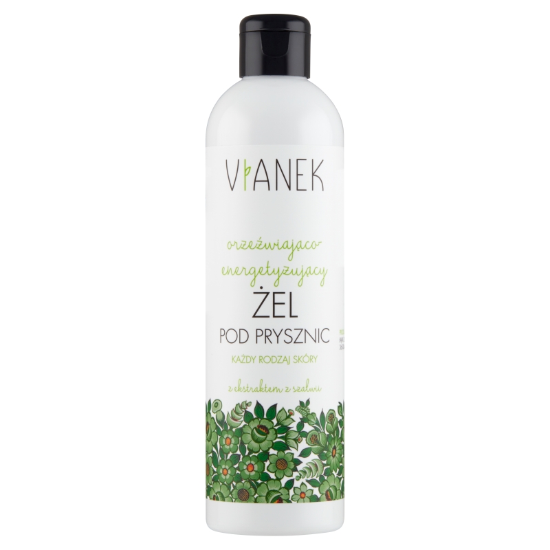 Vianek, orzeźwiająco-energetyzujący żel pod prysznic, 300 ml