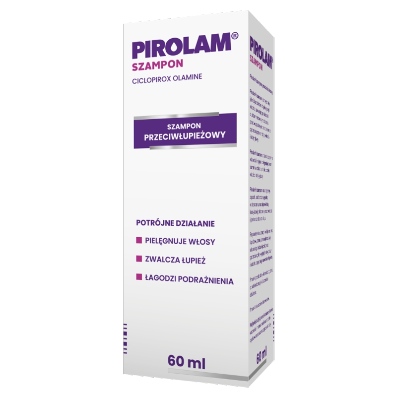 Pirolam szampon przeciwłupieżowy, butelka 60 ml
